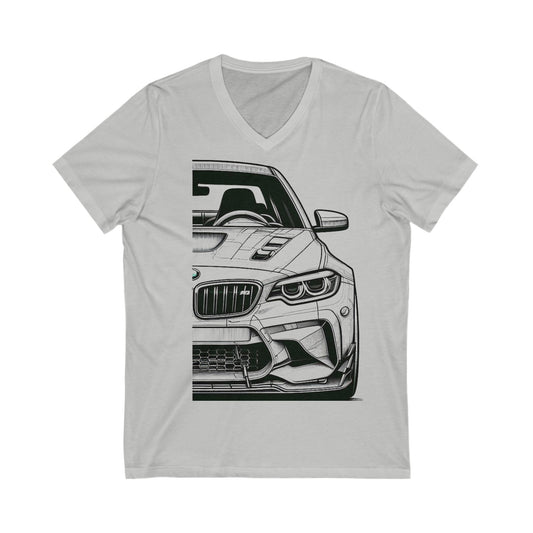 V-neck Premium T-shirt BMW F87 M2 | Ringcardholder